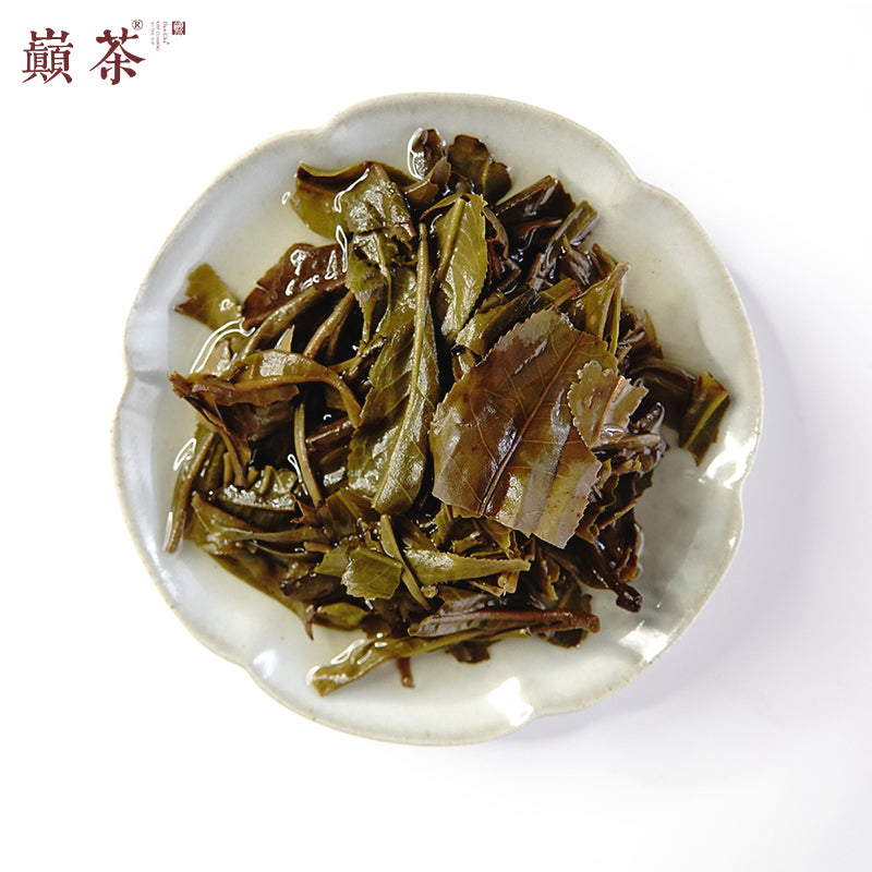 [Raw Pu-erh] 2019 MaoQu 66g Menghai pure land ancient tree mix tea