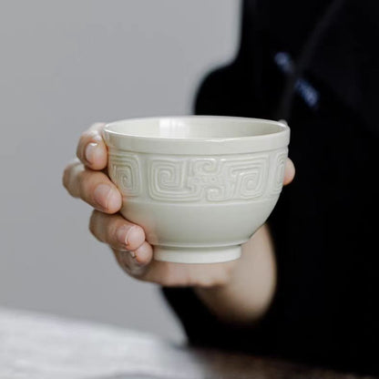 [Tea Utensils] Dehua Portable Travel Tea Set
