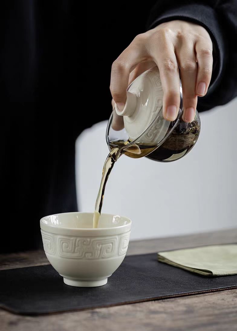 [Tea Utensils] Dehua Portable Travel Tea Set