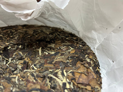 [White Tea] 2023 HongFu 357g Menghai pure land ancient tree mix tea