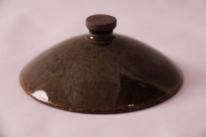[Tea Cup] Rock Ceramic - Handmade Wood-fired make “QingShan”(青山) Gaiwan