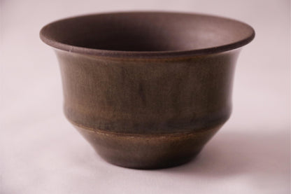 [Tea Cup] Rock Ceramic - Handmade Wood-fired make “SanCai”(三才) Gaiwan