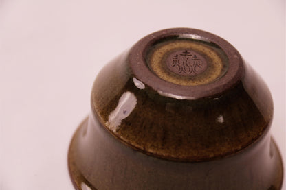 [Tea Cup] Rock Ceramic - Handmade Wood-fired make “SanCai”(三才) Gaiwan