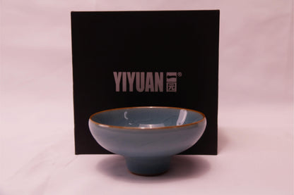 [Tea Cup] Ice Lake Blue High Footed Tea Cup