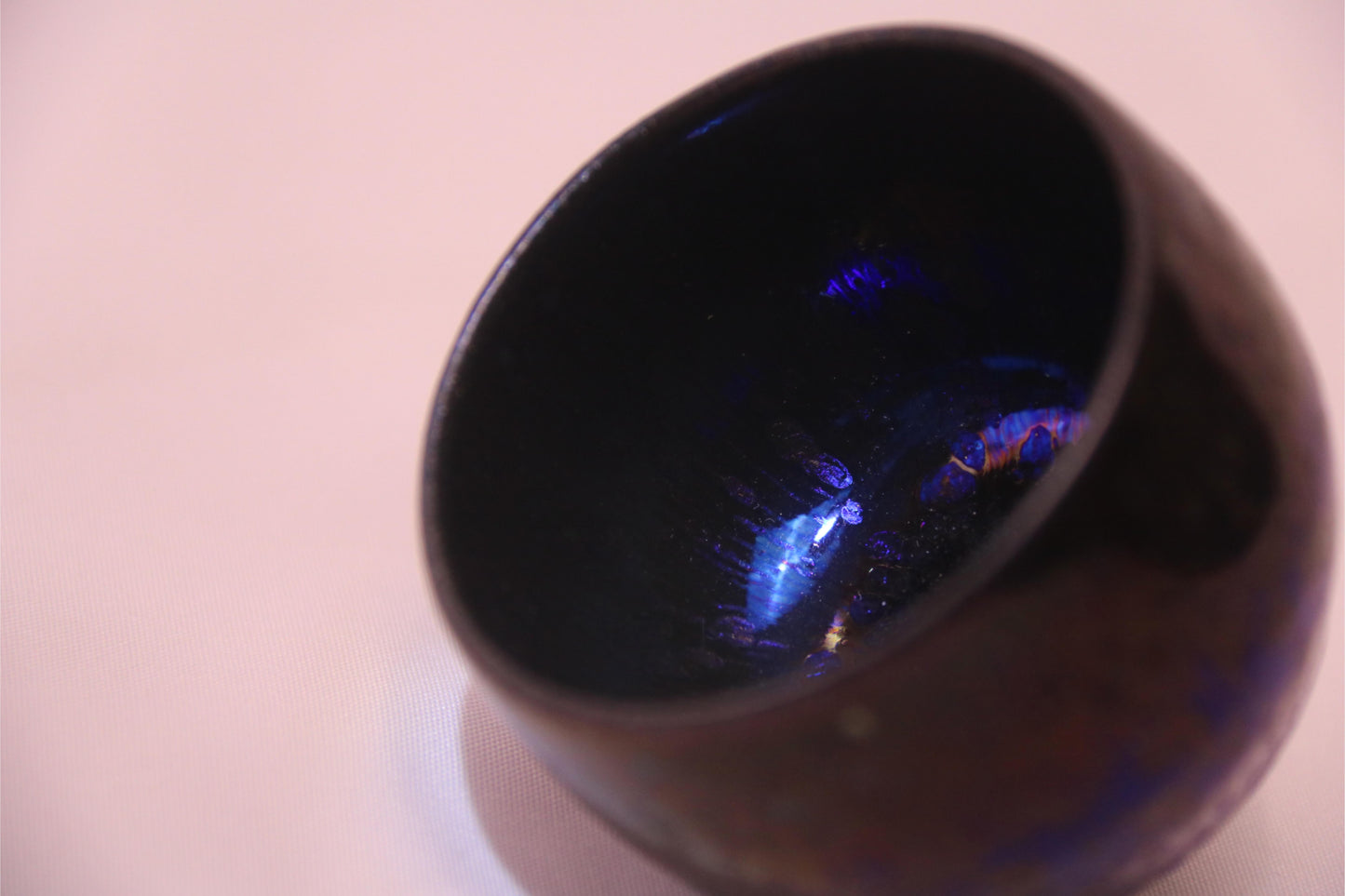 [Tea Cup] Handmade Blue and purple neon Jian Zhan teacup (4)