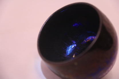 [Tea Cup] Handmade Blue and purple neon Jian Zhan teacup (4)