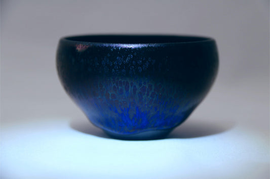 [Tea Cup] Handmade Blue and purple neon Jian Zhan teacup (3)