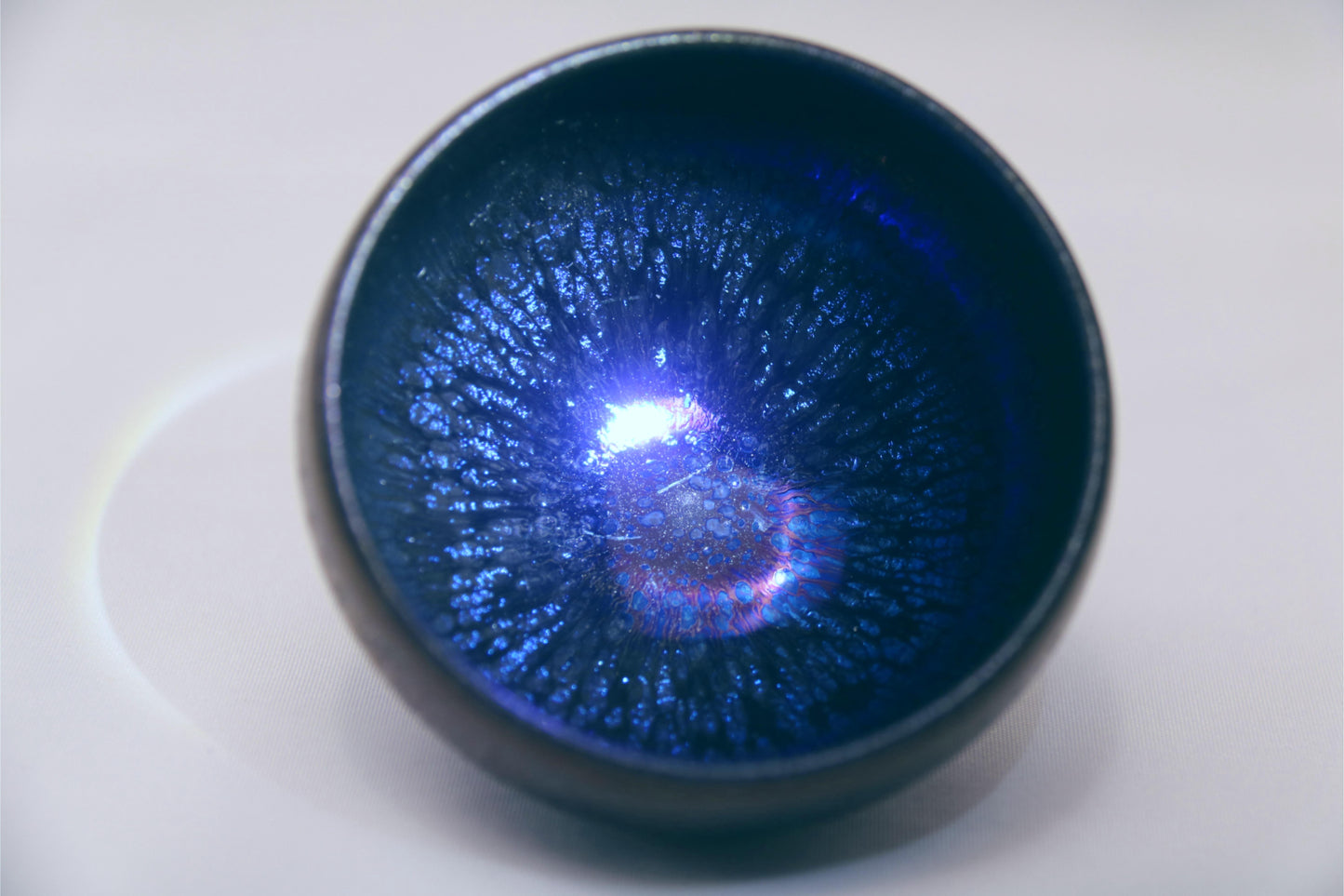[Tea Cup] Handmade Blue and purple neon Jian Zhan teacup (1)